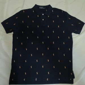 Vintage Ralph Lauren All Over Embroidered Logo